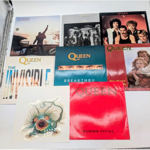 417 - Collection Of Queen Records To Include: Made In Heaven, The Invisible Man Picture Disc EP, I'm Going... 