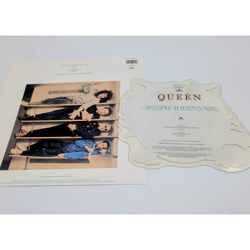 417 - Collection Of Queen Records To Include: Made In Heaven, The Invisible Man Picture Disc EP, I'm Going... 