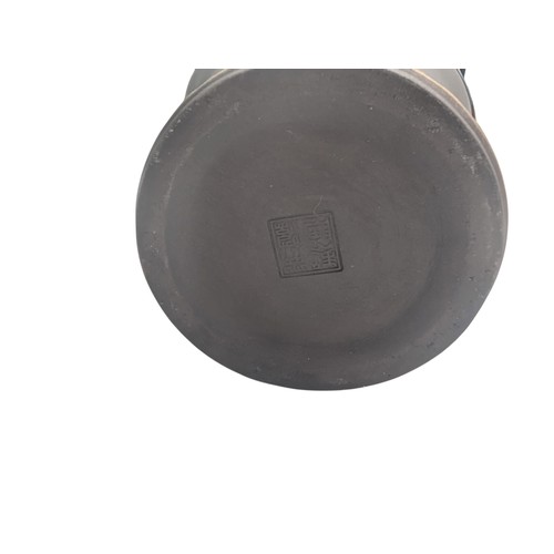 69 - Pair Of Lisha Clay Dragon and Phoenix Vases with decorative original stands, Standing without Stands... 