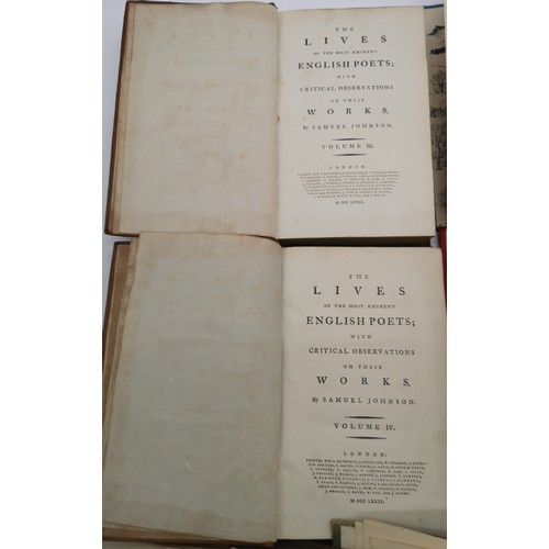 406 - Johnson, Samuel 'The Lives of the Most Eminent English Poets, With Critical Observations on their Wo... 