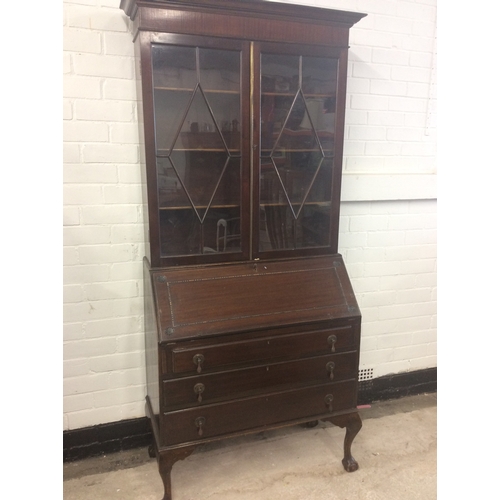 370 - Victorian Bureau book case.