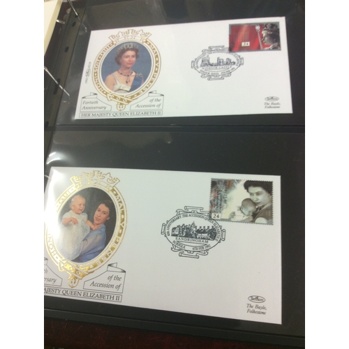 257 - 4 albums of royal events stamps, first day cover s and coin.