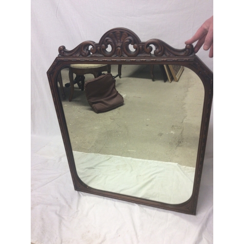 219 - Victorian wall mirror.