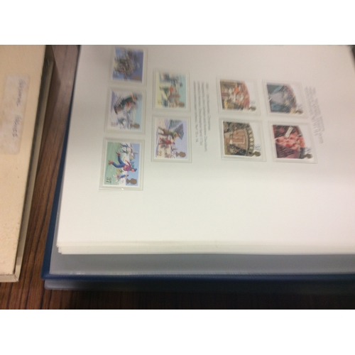 258 - 2 albums of Great Britain mint stamps.