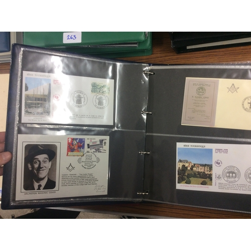 266 - Album of Masonic 1st day covers etc.