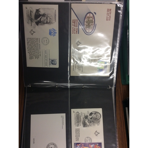 266 - Album of Masonic 1st day covers etc.