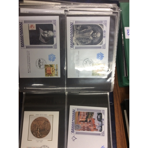 266 - Album of Masonic 1st day covers etc.