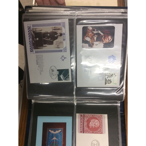 266 - Album of Masonic 1st day covers etc.