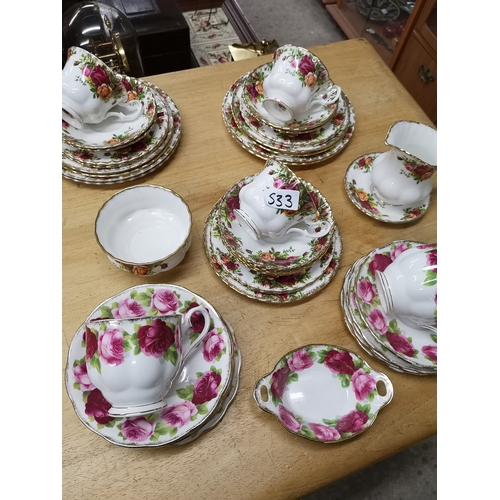 533 - Lot of royal Albert wares.