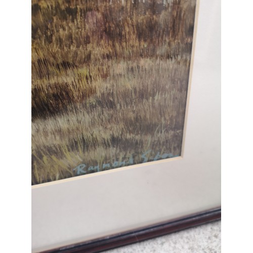 103 - Print of scottish coastel Golf course signed.