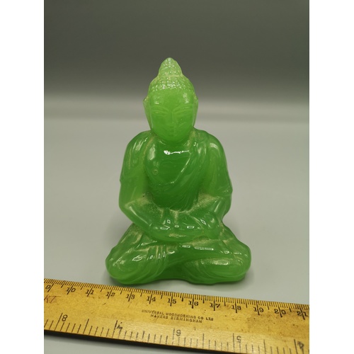 28 - Jade Buddha figure.