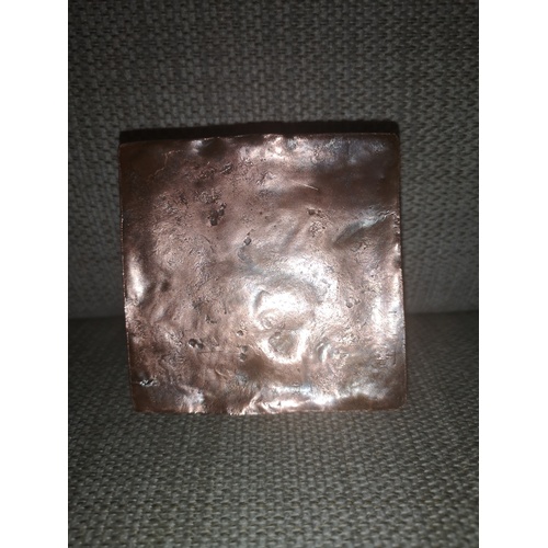 16 - Chinese white metal/ copper early box .