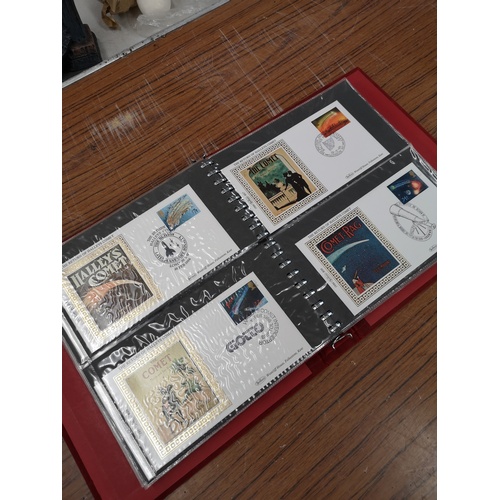 59 - album of quality  first day covers  to include train first day covers etc .