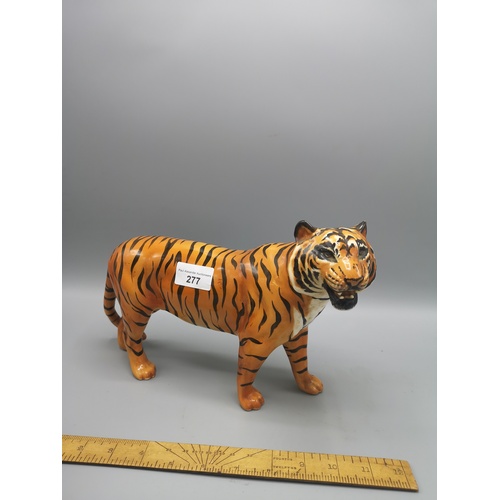 277 - Large beswick tiger figure.