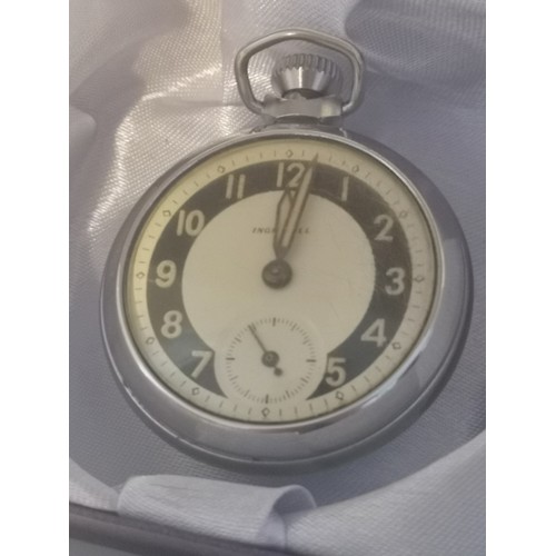 50 - Ingersoll pocket watch .working .