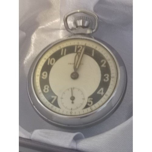 50 - Ingersoll pocket watch .working .