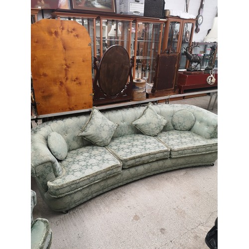 120 - Vintage chesterfield 3 seater couch.