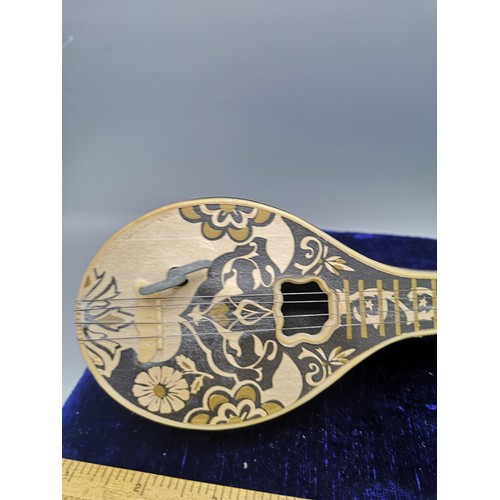 75 - Small Inlaid musical mandalin.