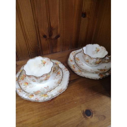 79 - Large Victorian porcelain tea set.