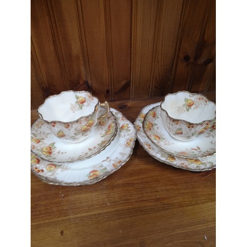 79 - Large Victorian porcelain tea set.