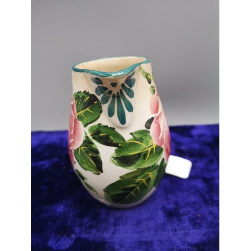 40 - Wemyss ware Rose pattern jug.