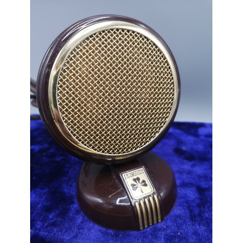 42 - Rare grundig Bakelite microphone with original label.