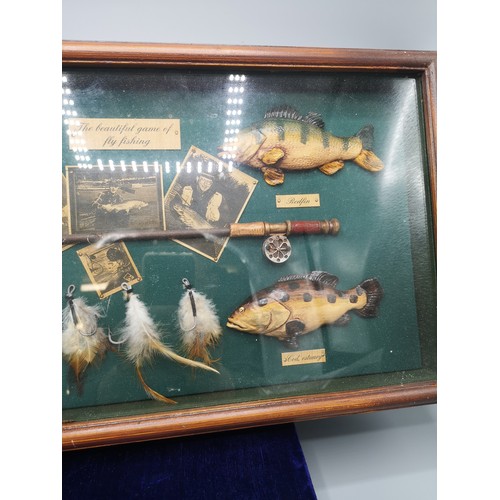 187 - Nautical fishing display picture.