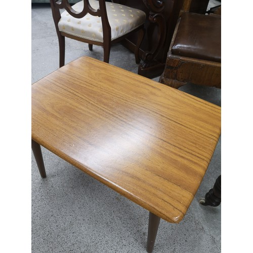 215 - Retro teak contemporary table.