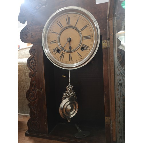 302 - Victorian American ginger Bread clock.