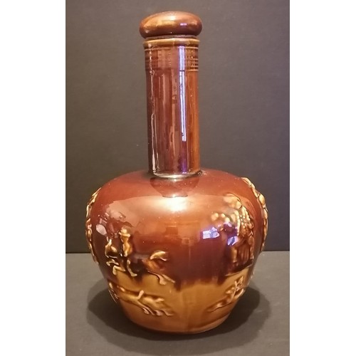 239A - Arthur Wood lambeth ware decanter.