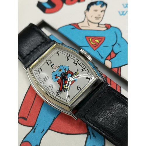 56 - Commemorative limited edition super man watch based on the original. Comes with box and certificate.