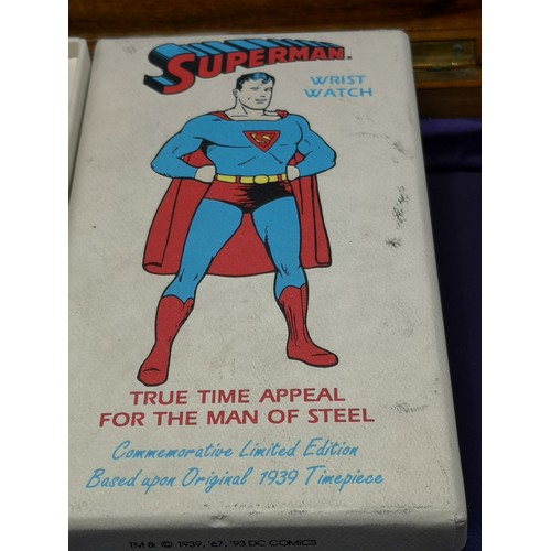 56 - Commemorative limited edition super man watch based on the original. Comes with box and certificate.