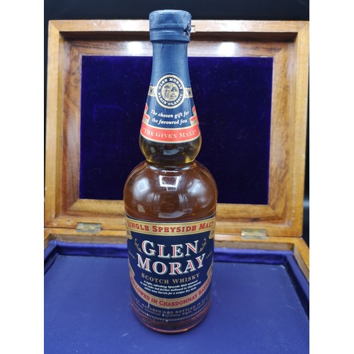 229 - Glen moray spreyside malt whisky full and sealed.