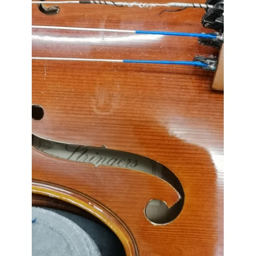 190A - Stinger violin with bow in fitted casing.