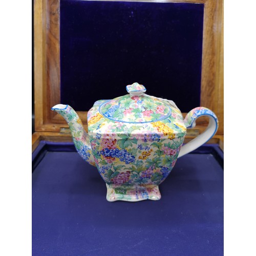 70 - Royal Winton Somerset chintz tea pot.