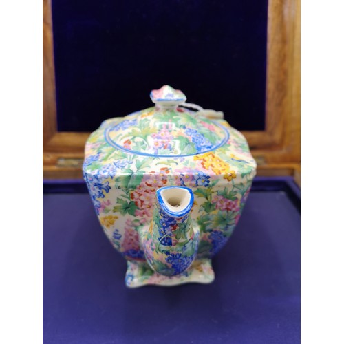 70 - Royal Winton Somerset chintz tea pot.