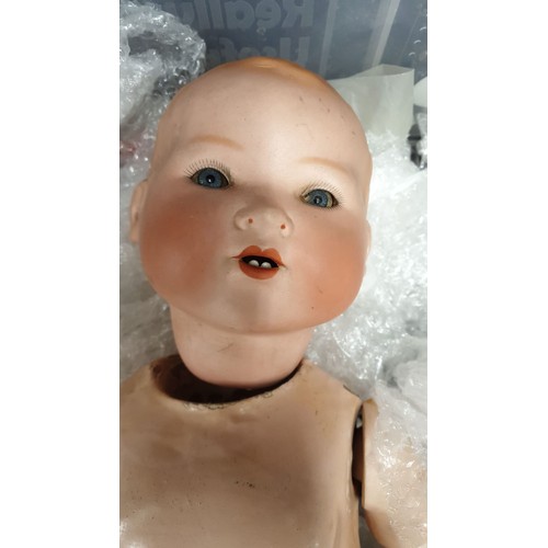 269 - Large Victorian Armand Marseille Doll 351/8K Needs Put Back Together Eyes Open AND Close