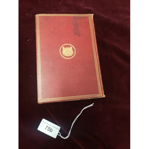 75b - 1st edition alice adventures in to wonderland by lewis caroll dated 1877.