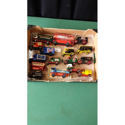 97 - 16 Assorted Models Buses Cars Trucks ect