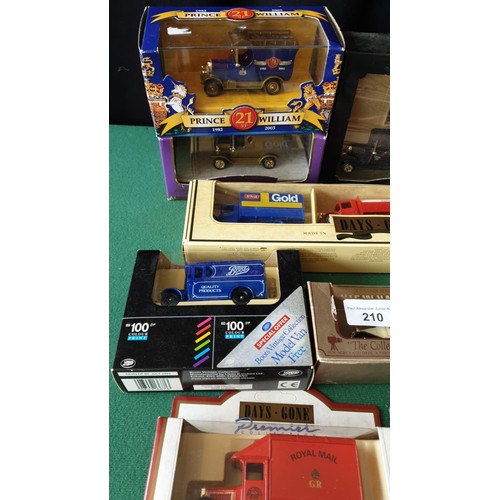 210 - Lot of models to include days done triple car set, cockburn set etc.