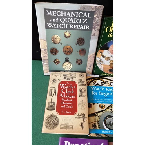 213 - Lot of quality watch makers books in good condition.