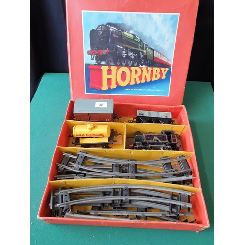 82 - Hornby boxed train set a/f.