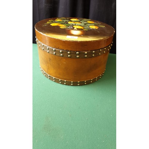 84 - Hand painted display box .