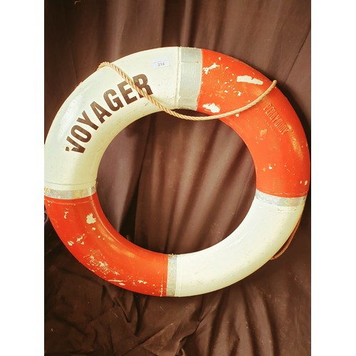 214 - Voyager s boat display.