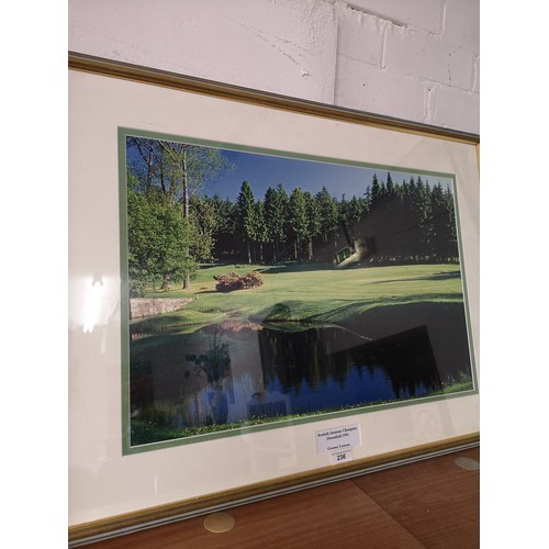 236 - Large Golfer s Scottish ameteur champion down field golf course picture by Graeme lowson.