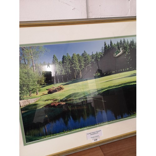 236 - Large Golfer s Scottish ameteur champion down field golf course picture by Graeme lowson.