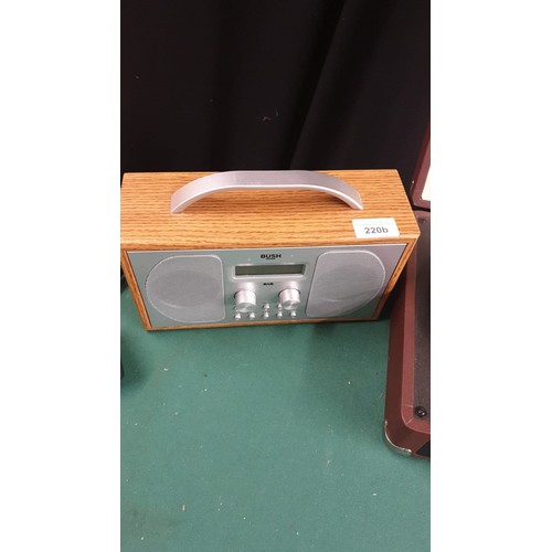220b - Bush turntable together with Bush radio.