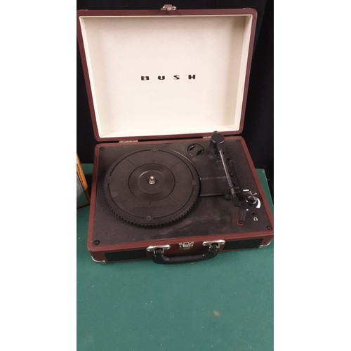 220b - Bush turntable together with Bush radio.