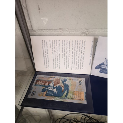 204A - Jack nicklaus £5 note in original packing.