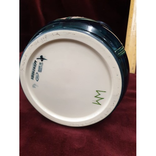 49 - Large Stunning Moorcroft Vase Foxglove Pattern 30CMS Tall Signed By Rachel Bishop